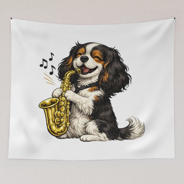 Item preview, Saxophone playing Tri Cavalier designed and sold by SpottyRainbow.