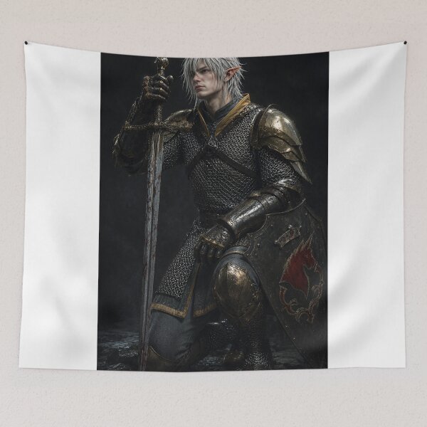 Item preview, Haurchefant Kneeling designed and sold by evexavier.