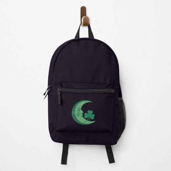 Item preview, Moon & four-leaf clover designed and sold by Lucky 777.