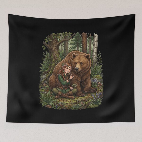 Item preview, Elf and Bear designed and sold by ReneMM.