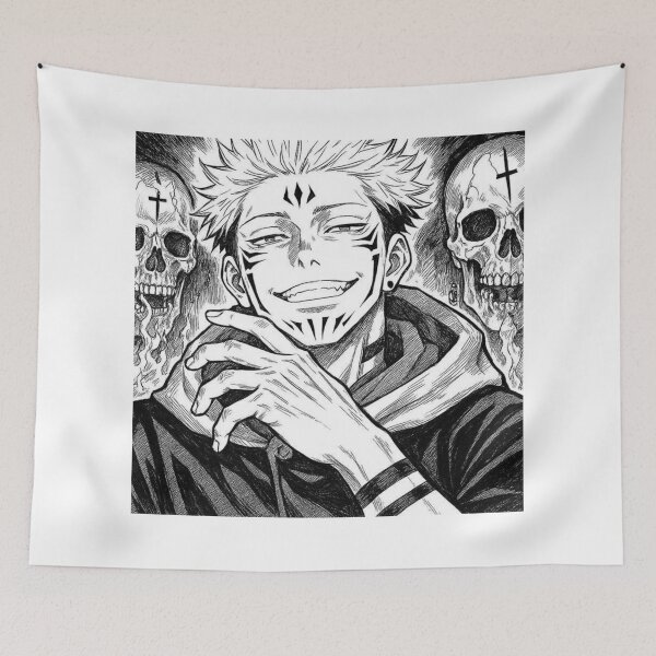 Item preview, Cursed Anime Warrior Portrait designed and sold by nyxium-art.