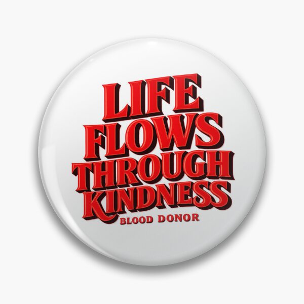 Item preview, Life Flows Through Kindness Typography Shirt – Bold Red Motivational Quote designed and sold by MartBook.