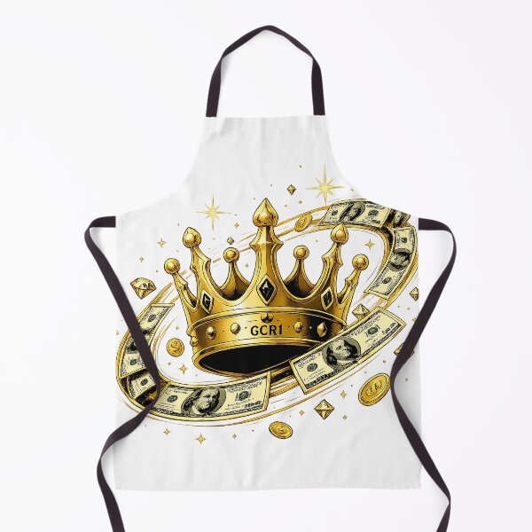 Item preview, Golden Crown of Wealth – Luxury Money King GCR1 Royal Gold Cash Illustration designed and sold by GCR1.