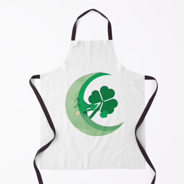 Item preview, Moon & four-leaf clover designed and sold by Lucky 777.