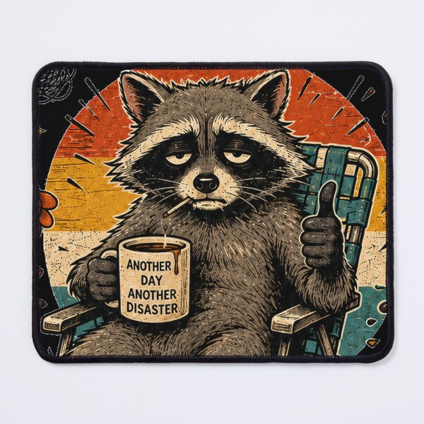 Item preview, Stay Positive Raccoon Chaos Humor designed and sold by Corbzart.