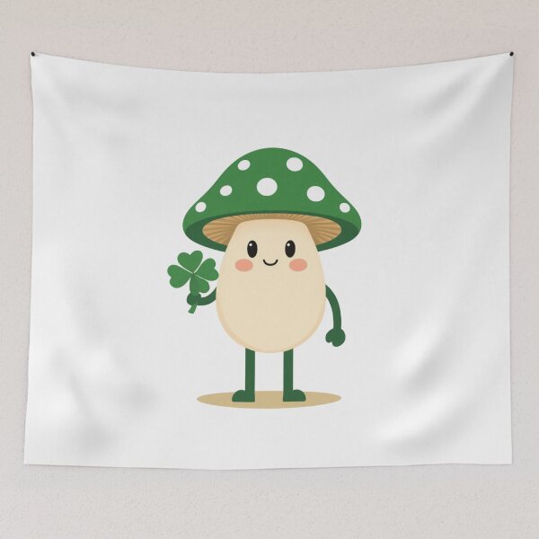 Item preview, Four-leaf clover , and mushroom  designed and sold by Lucky 777.