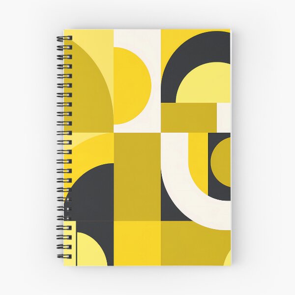 Item preview, Retro Mid-Century Modern Geometric Abstract in Mustard Yellow designed and sold by Aureva Arts Shop.