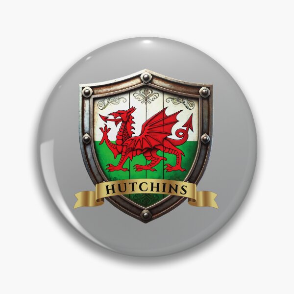 Item preview, Hutchins Welsh Heritage Crest Shield designed and sold by Highlandkings.