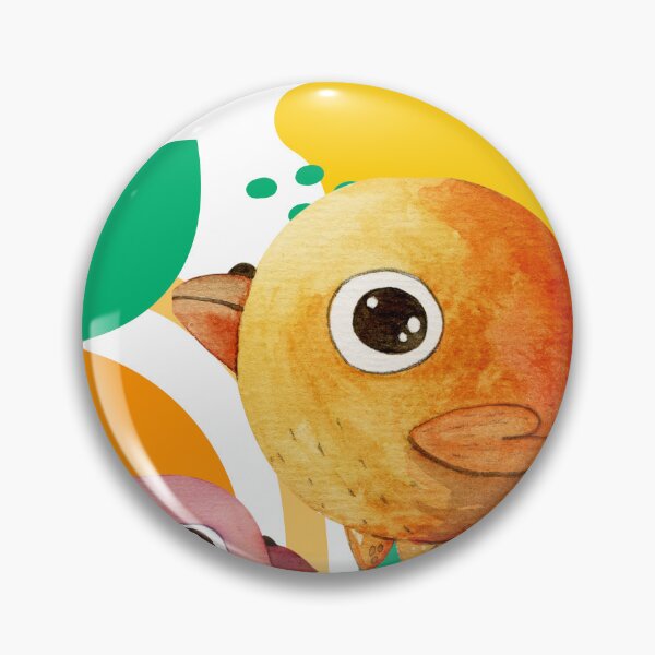 Item preview, Cute Watercolor Colorful Birds Abstract Illustration designed and sold by VibranPalette.