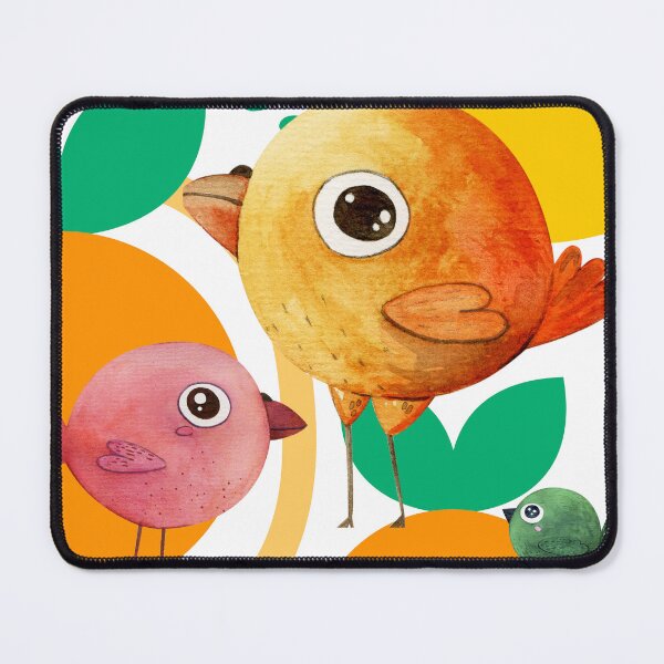 Item preview, Cute Watercolor Colorful Birds Abstract Illustration designed and sold by VibranPalette.
