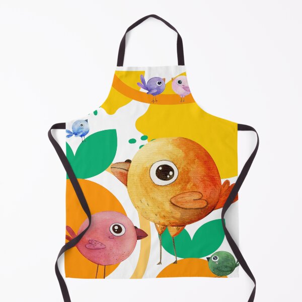 Item preview, Cute Watercolor Colorful Birds Abstract Illustration designed and sold by VibranPalette.