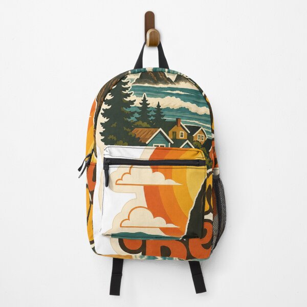 Item preview, Cannon Beach USA Travel Souvenir - Retro Illustration designed and sold by VisualArtsOasis.