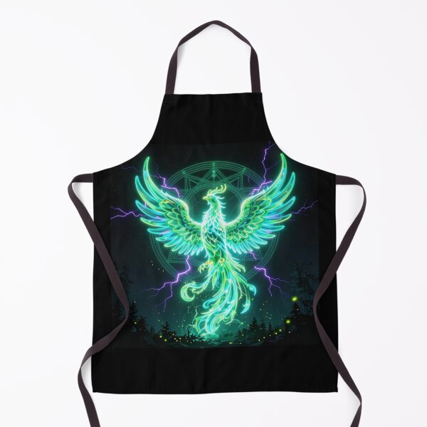 Item preview, Neon Fantasy Eagle in Nature Circle Design | Glowing Wildlife Art | Mystic Forest Bird Illustration designed and sold by DervoTeck2767.