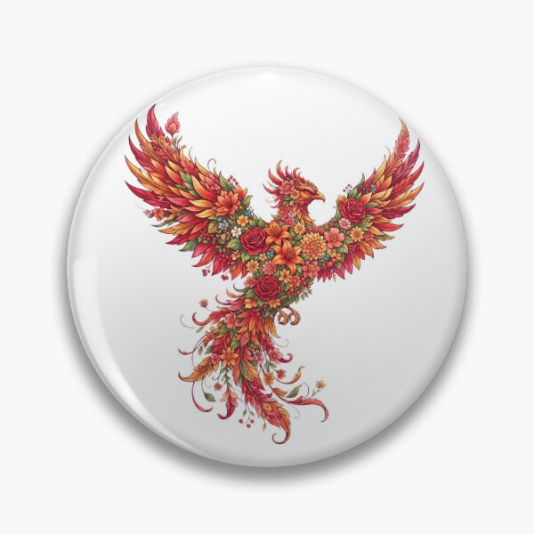 Item preview, 3D Phoenix made of flowers designed and sold by kidoramagic.