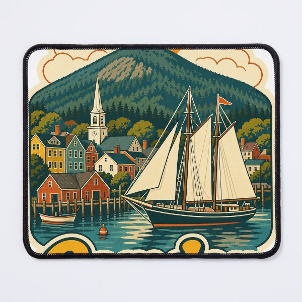 Item preview, Camden USA Travel Souvenir - Retro Illustration designed and sold by VisualArtsOasis.
