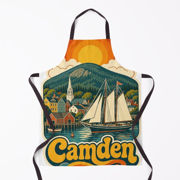 Item preview, Camden USA Travel Souvenir - Retro Illustration designed and sold by VisualArtsOasis.