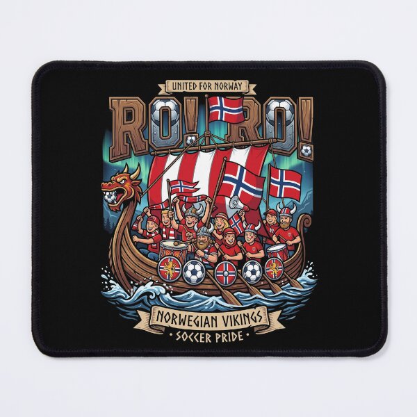Item preview, Ro Ro Norway Viking Football Support - Norwegian Heritage Fan Gift designed and sold by NuralsArt.