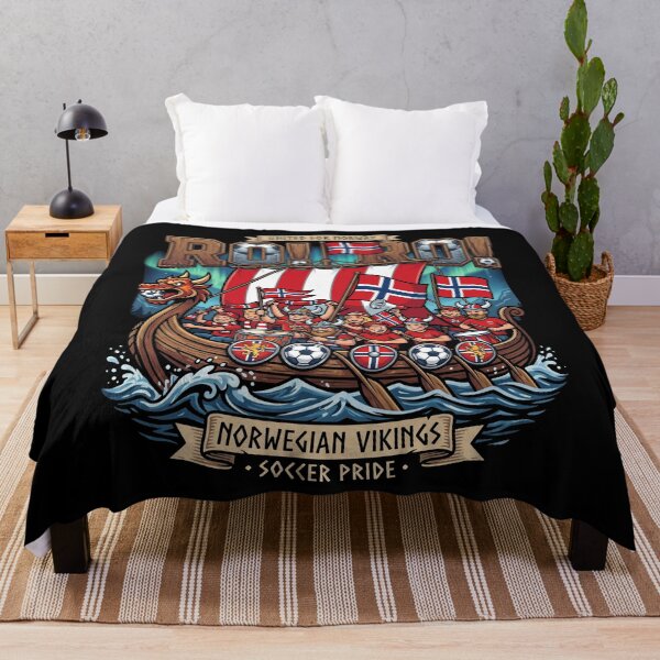 Item preview, Ro Ro Norway Viking Football Support - Norwegian Heritage Fan Gift designed and sold by NuralsArt.