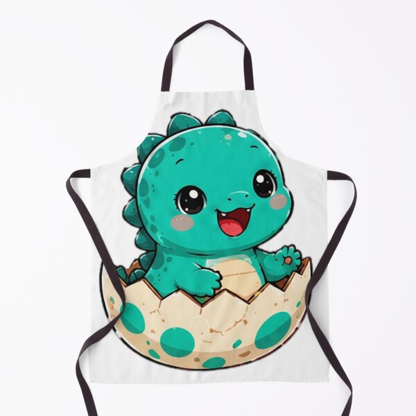 Item preview, Cute Baby Dinosaur Hatching from Egg Kawaii Sticker designed and sold by DailyDoodlesBySumbul.