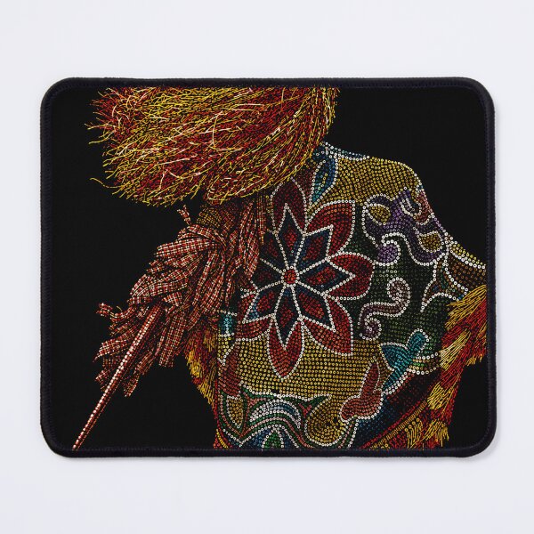 Item preview, Maracatu Rural Warrior - Intricate Brazilian Dotted Illustration designed and sold by AV.