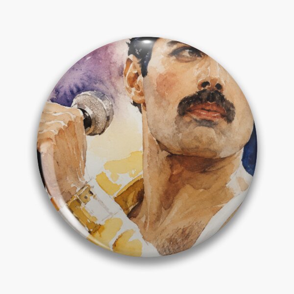 Item preview, Freddie Mercury Watercolor Legend Portrait designed and sold by SHOCAMPOS DESIGNS .