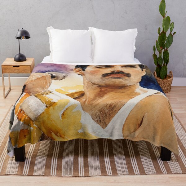 Item preview, Freddie Mercury Watercolor Legend Portrait designed and sold by SHOCAMPOS DESIGNS .