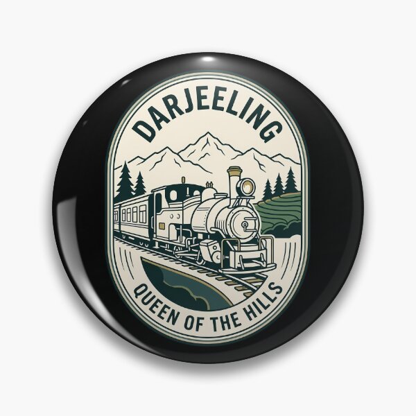 Item preview, Darjeeling Queen of the Hills Vintage Travel Emblem designed and sold by k3rstman1.
