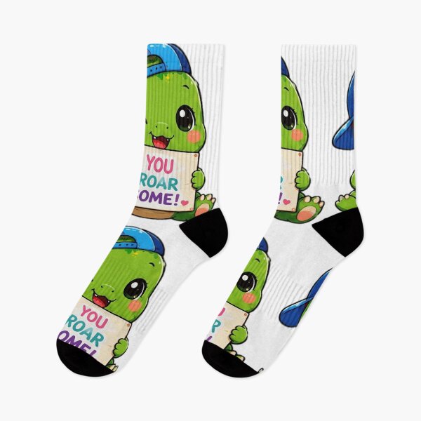 Item preview, Cute Dinosaur You Roar Some Kawaii Sticker designed and sold by DailyDoodlesBySumbul.
