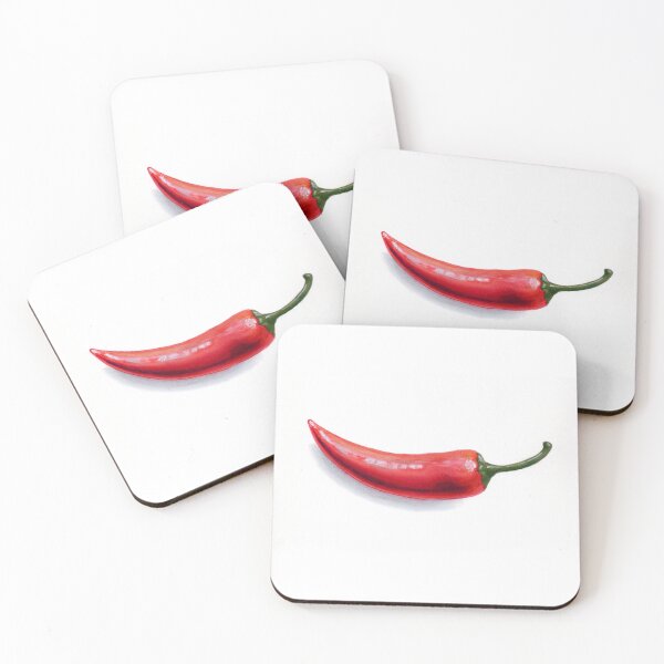 Item preview, Realistic Red Chili Pepper Botanical Illustration designed and sold by S. Amado.