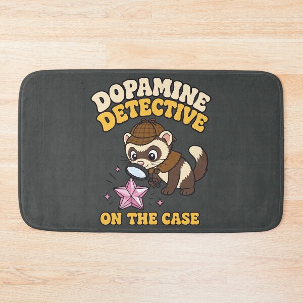 Item preview, Funny Ferret Dopamine Detective designed and sold by DigitalGlade.