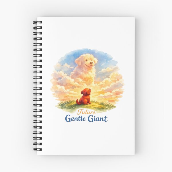 Item preview, Future Gentle Giant Watercolor Red Puppy Sticker | Cute Dog Lover Inspirational Art designed and sold by Obinne.