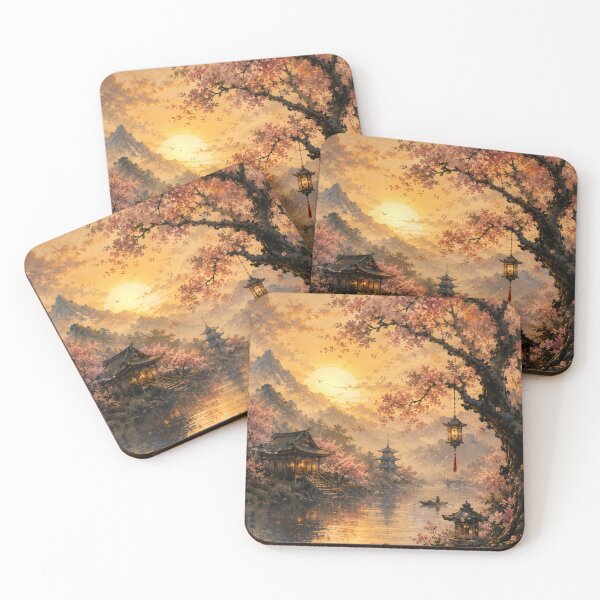 Item preview, Whispers of Sakura Lake designed and sold by Sanctum Icons.
