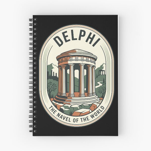 Item preview, Delphi Navel of the World Vintage Travel Emblem designed and sold by k3rstman1.