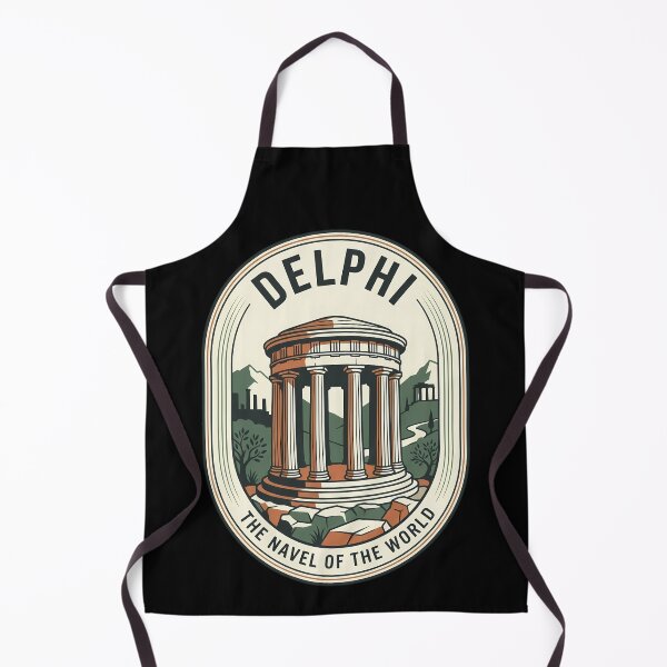 Item preview, Delphi Navel of the World Vintage Travel Emblem designed and sold by k3rstman1.