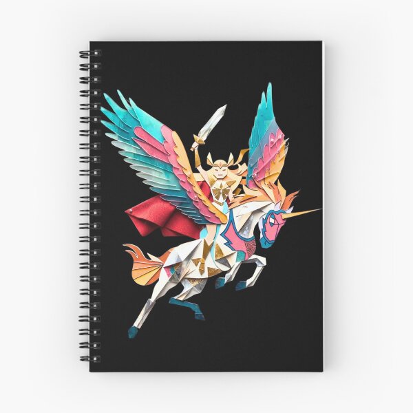 Item preview, Geometric Fantasy Warrior on Winged Unicorn designed and sold by RahniNM.