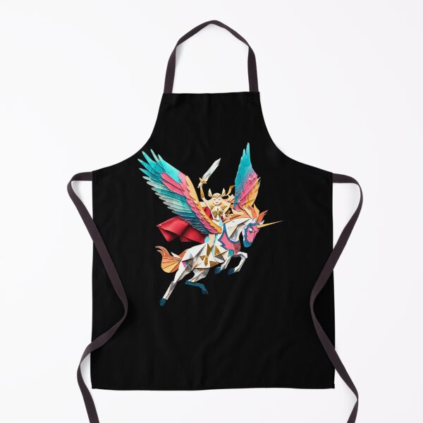 Item preview, Geometric Fantasy Warrior on Winged Unicorn designed and sold by RahniNM.