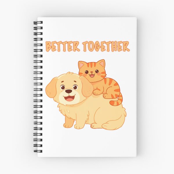 Item preview, Cute Cartoon Cat and Dog Better Together designed and sold by SAIProject.