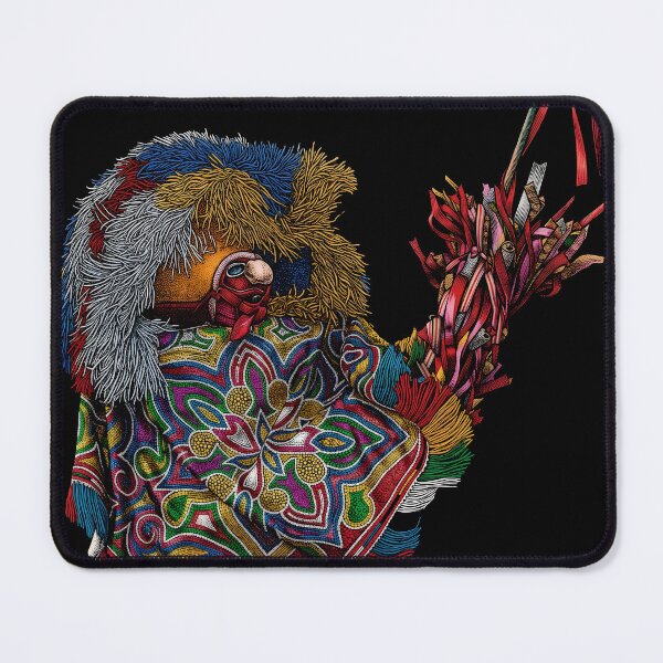 Item preview, Maracatu Rural Warrior - Intricate Brazilian Dotted Illustration designed and sold by AV.