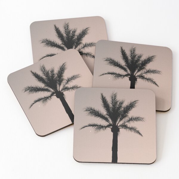 Item preview, Minimalist Palm Tree Silhouette at Sunset designed and sold by DejanVuk.