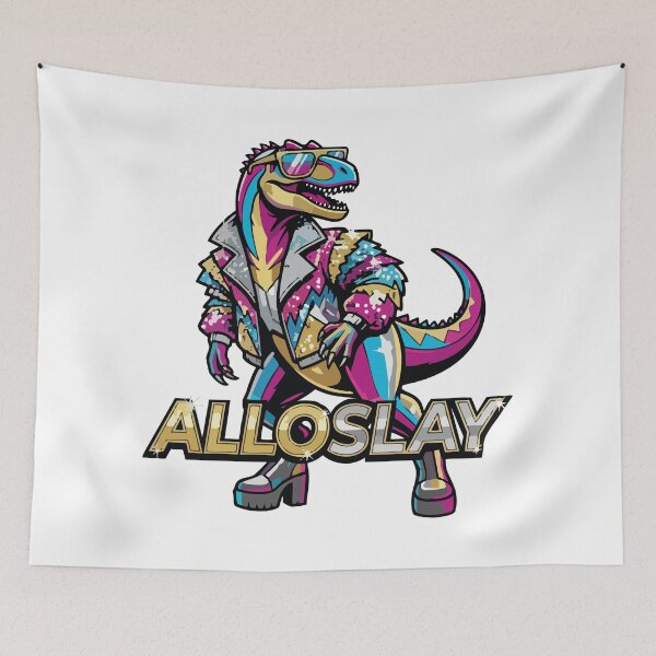 Item preview, Alloslay Queer Dinosaur designed and sold by tigrootiger.