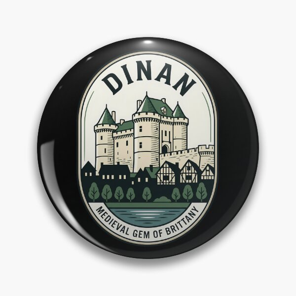 Item preview, Dinan France Medieval Gem Vintage Travel Emblem designed and sold by k3rstman1.