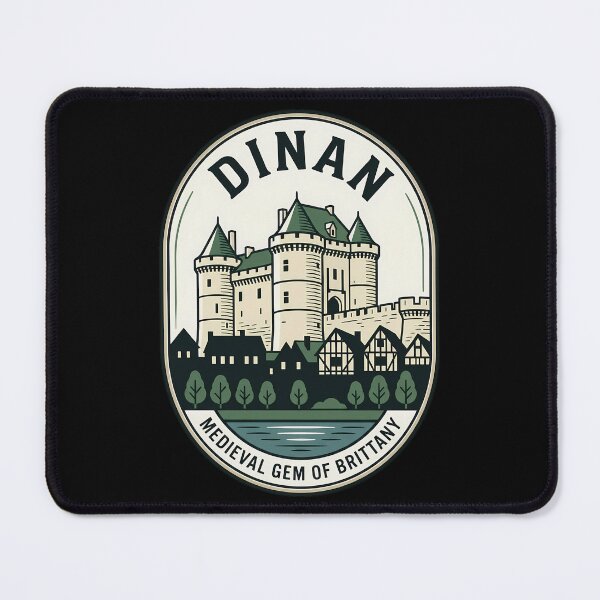 Item preview, Dinan France Medieval Gem Vintage Travel Emblem designed and sold by k3rstman1.