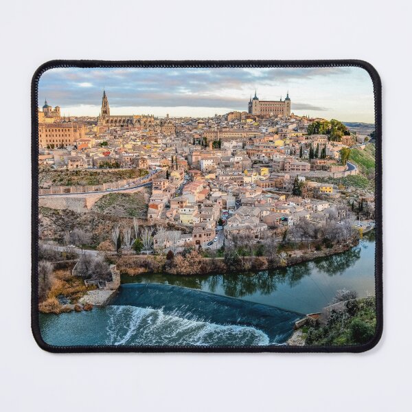 Item preview, Toledo Spain Skyline Print | Tagus River Wall Art designed and sold by Craig Bernstein.