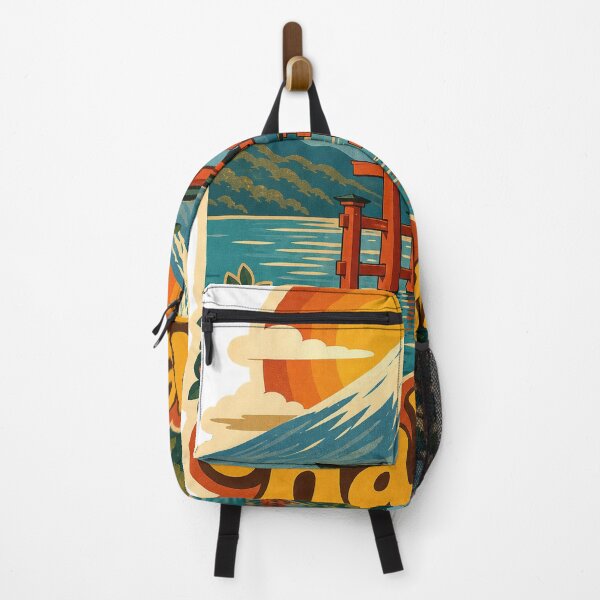 Item preview, Hakone Japan Travel Souvenir - Retro Illustration designed and sold by VisualArtsOasis.