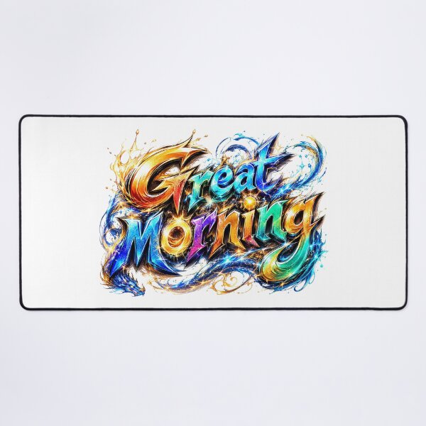 Item preview, Dragonflare Glitterrise: Great Morning in Manga Graffiti Energy designed and sold by BlissBlvdShop.