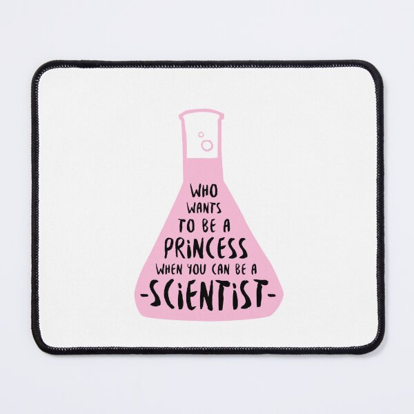 Item preview, Who wants to be a princess when you can be a scientist in pink designed and sold by whatafabday.
