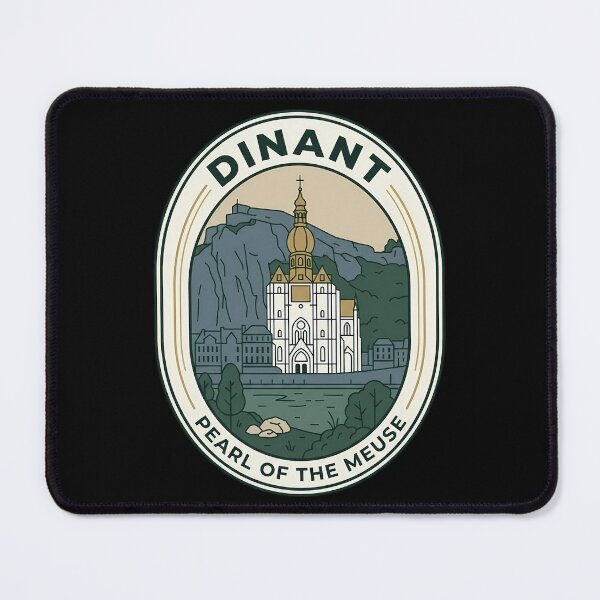 Item preview, Dinant Belgium Pearl of Meuse Vintage Travel Emblem designed and sold by k3rstman1.