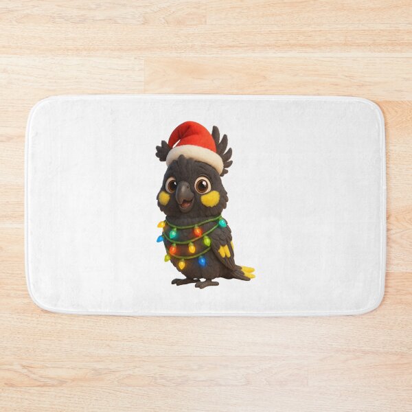 Item preview, Christmas Yellow-Tailed Black Cockatoo designed and sold by Sillytoe.