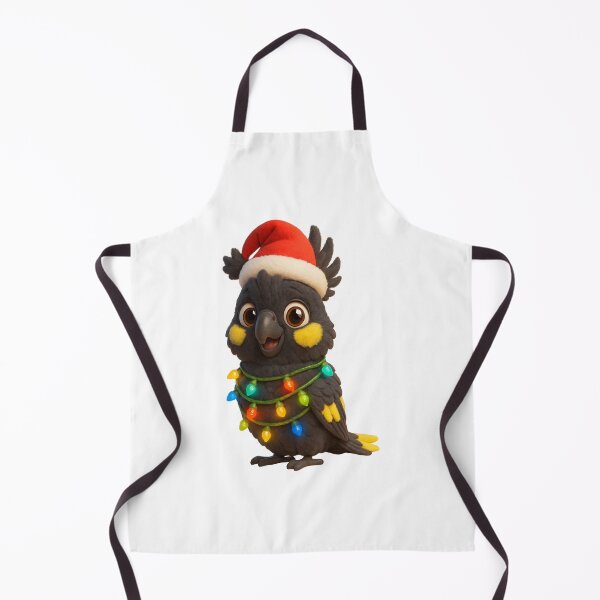 Item preview, Christmas Yellow-Tailed Black Cockatoo designed and sold by Sillytoe.