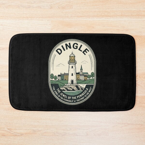 Item preview, Dingle Ireland Vintage Travel Emblem Lighthouse Badge designed and sold by k3rstman1.